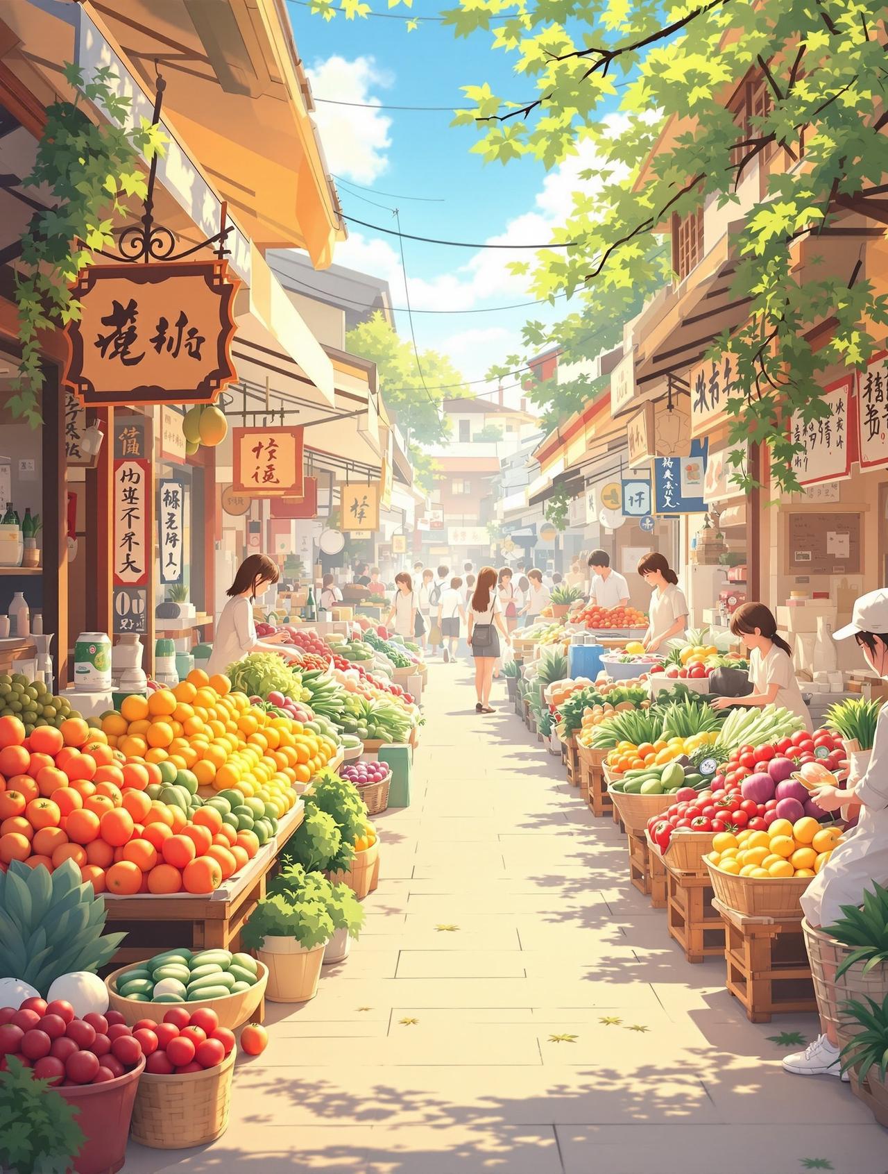 短剧在线 - 清晨菜市场